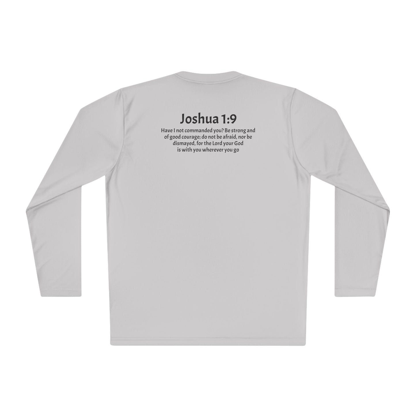 Unisex Lightweight Long Sleeve Tee Joshua 1:9