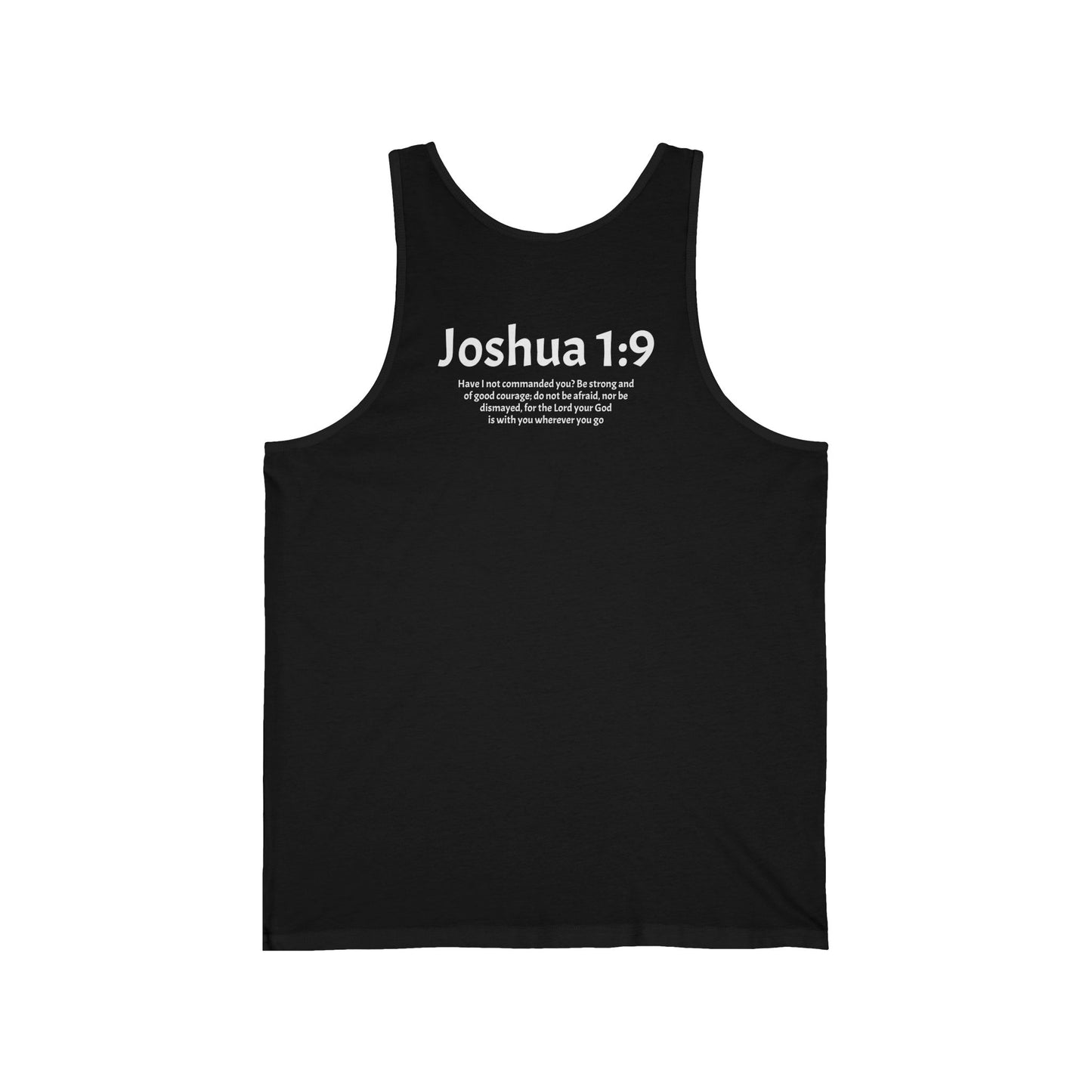Unisex Jersey Tank Joshua 1:9