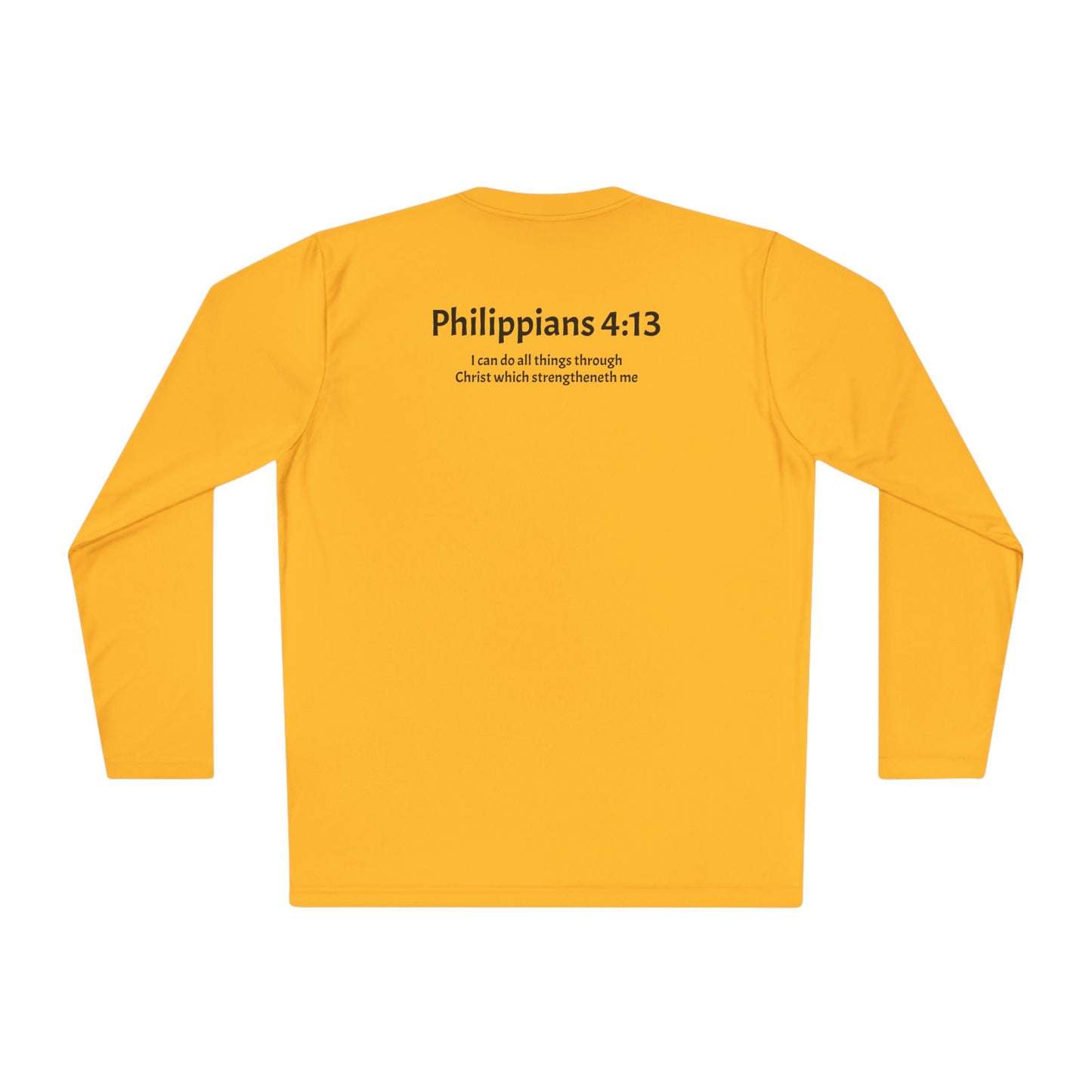 Unisex Lightweight Long Sleeve Tee Philippians 4:13