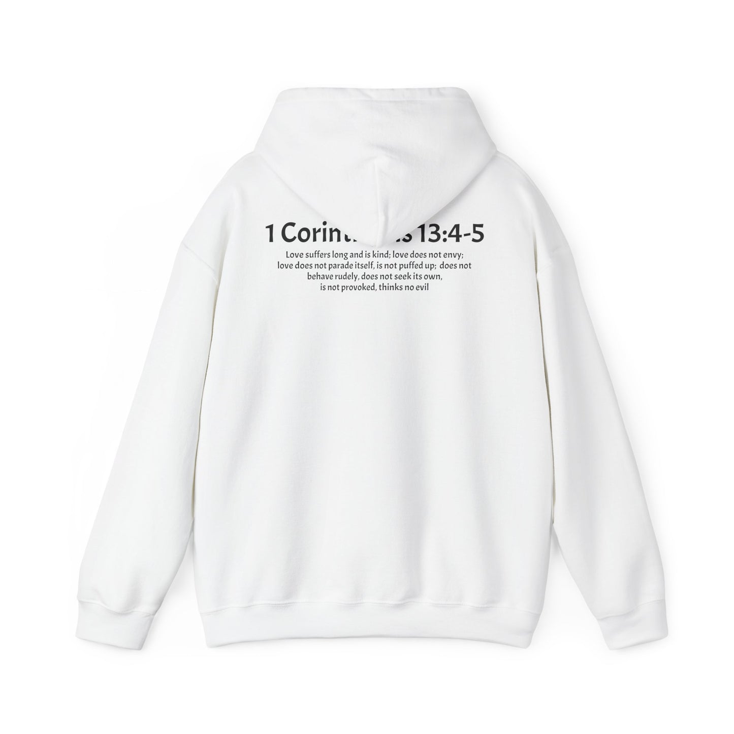 Unisex Heavy Blend™ Hooded Sweatshirt 1 Corinthians 13:4-5