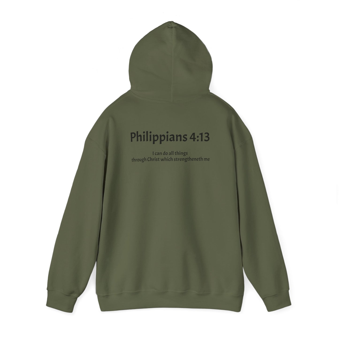 Unisex Heavy Blend™ Hooded Sweatshirt Philippians 4:13