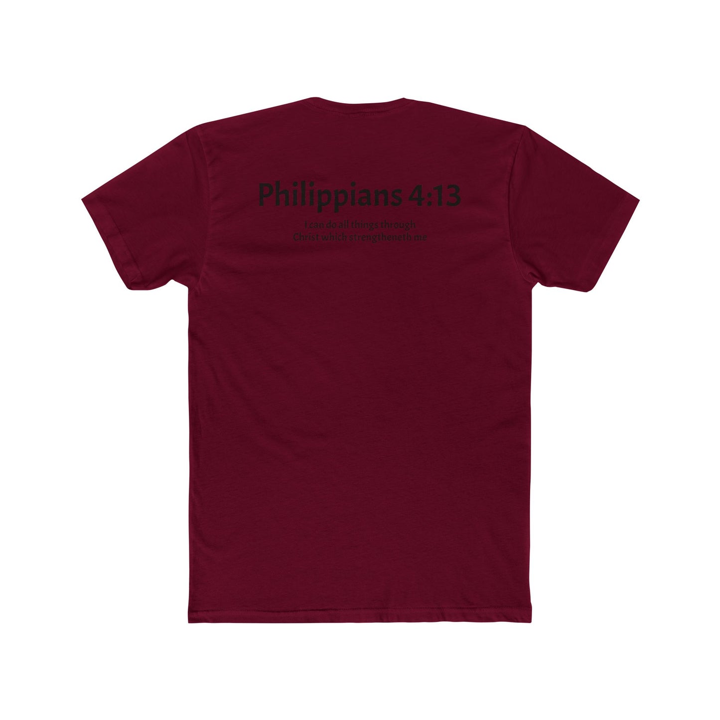 Unisex Cotton Crew Tee Philippians 4:13