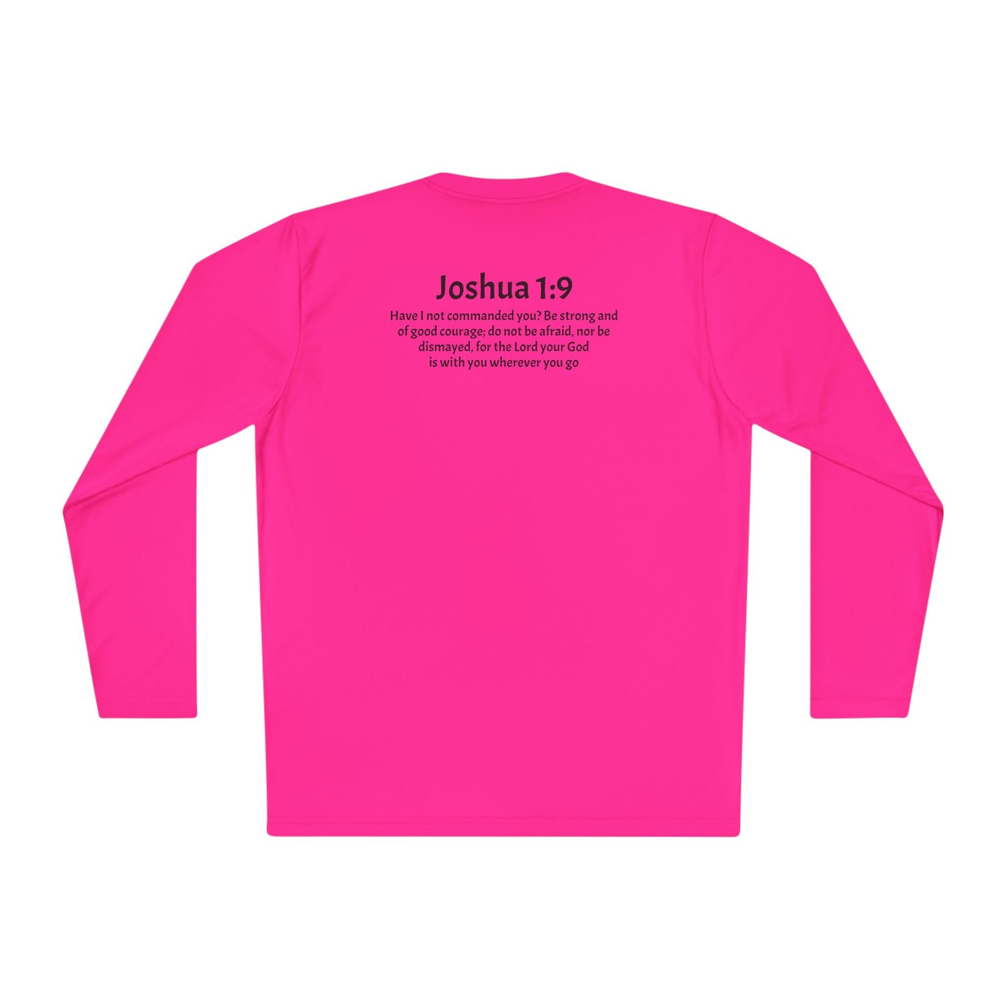 Unisex Lightweight Long Sleeve Tee Joshua 1:9
