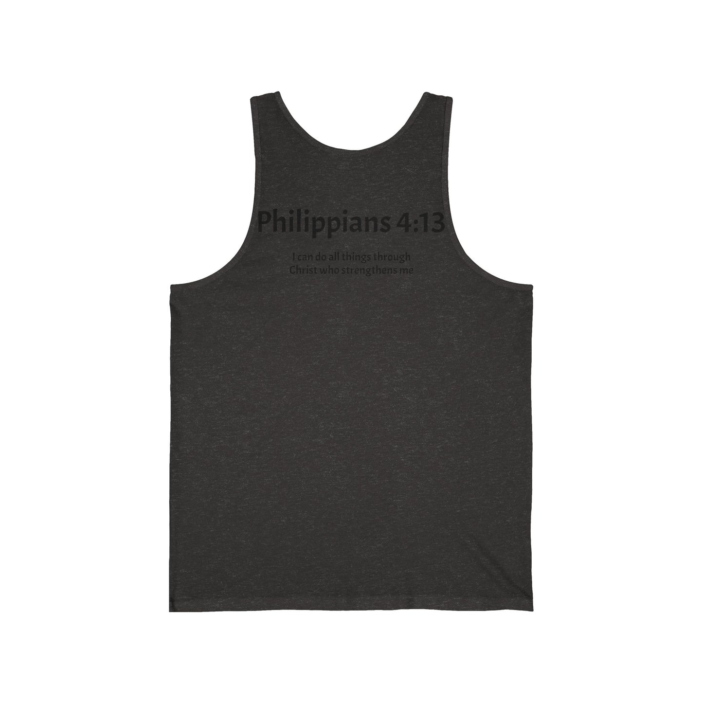 Unisex Jersey Tank Philippians 4:13