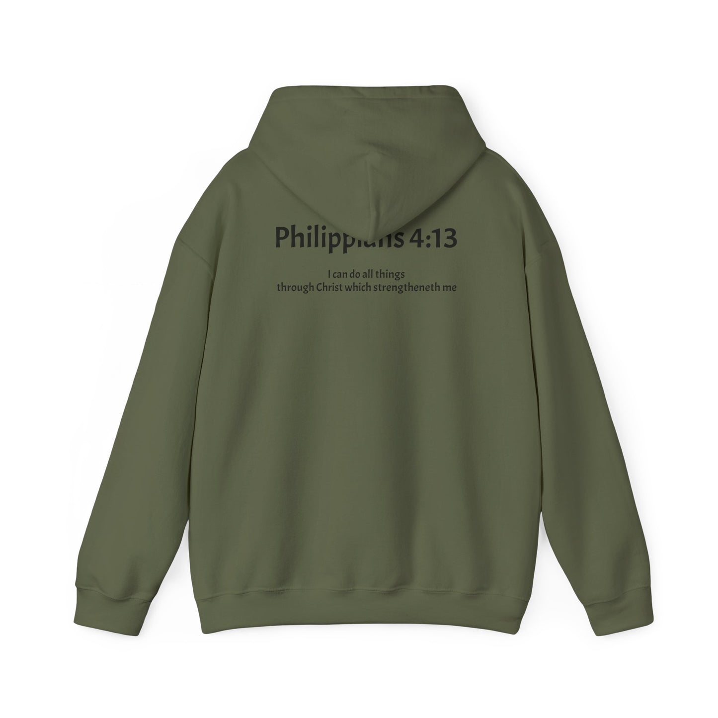 Unisex Heavy Blend™ Hooded Sweatshirt Philippians 4:13