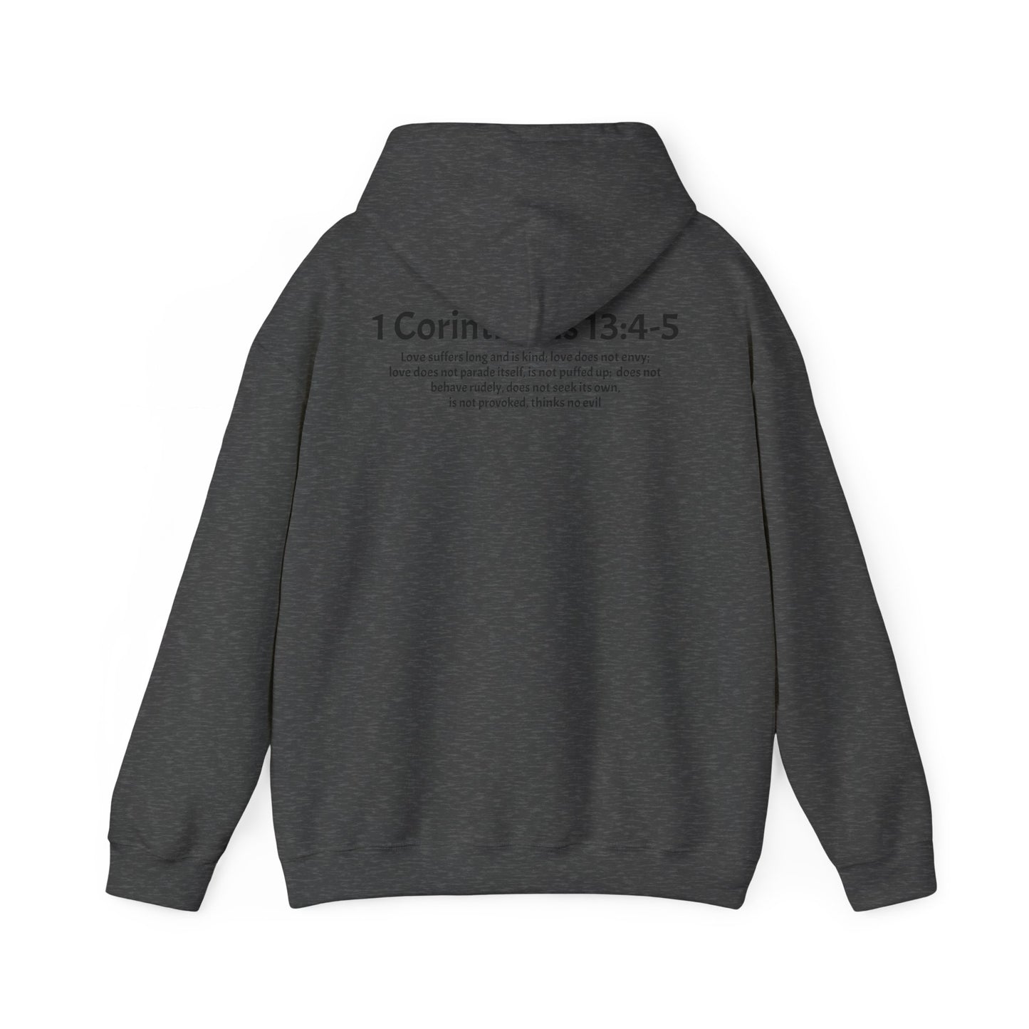Unisex Heavy Blend™ Hooded Sweatshirt 1 Corinthians 13:4-5