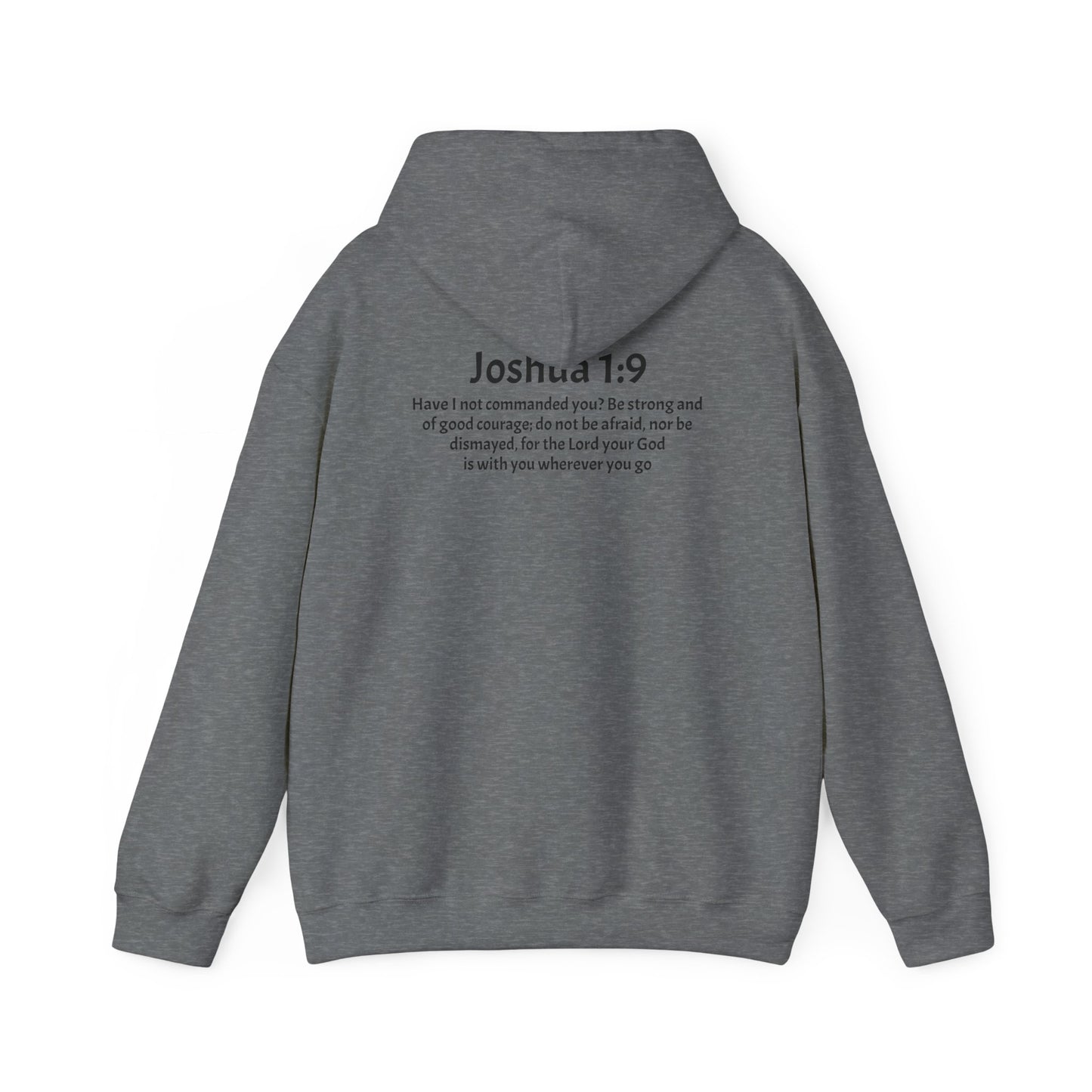 Unisex Heavy Blend™ Hooded Sweatshirt Joshua 1:9
