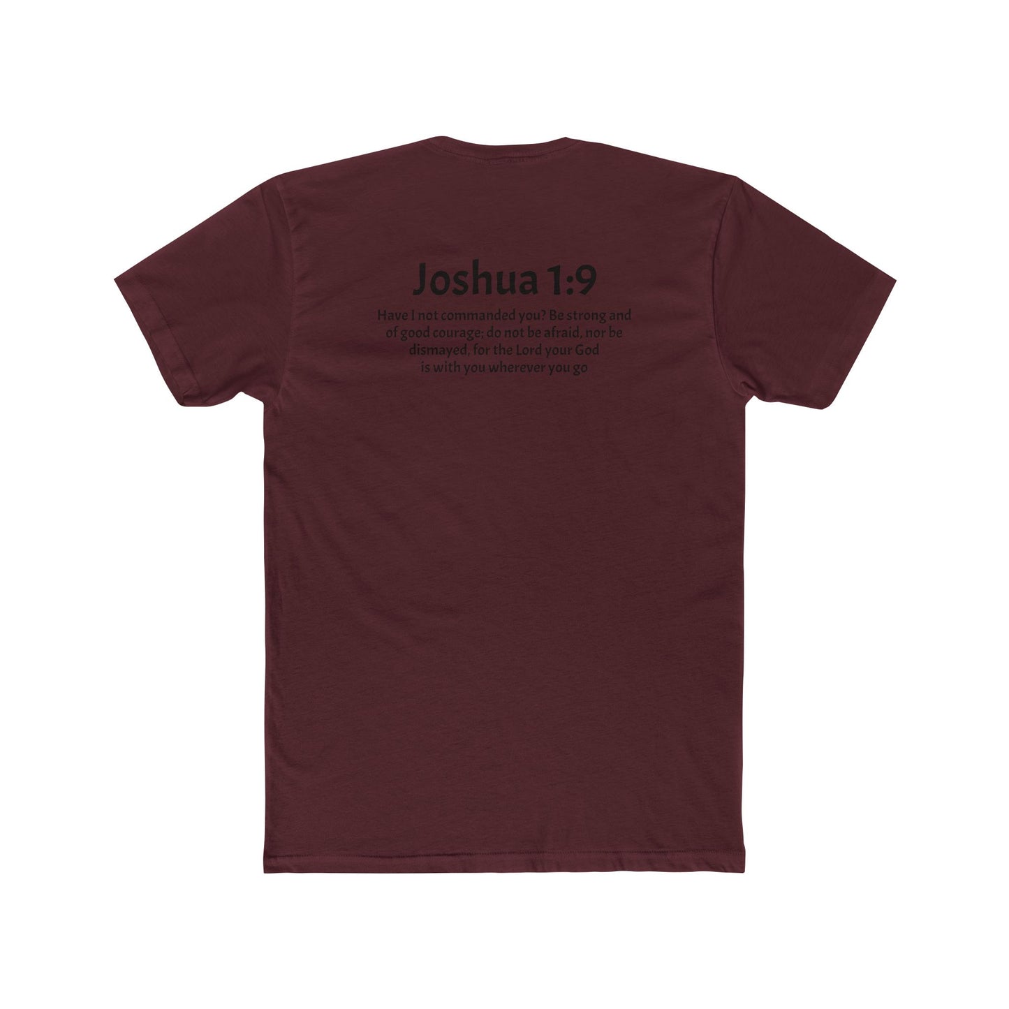 Unisex Cotton Crew Tee Joshua 1:9
