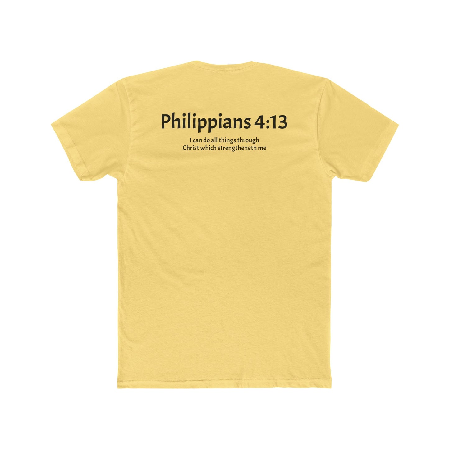 Unisex Cotton Crew Tee Philippians 4:13