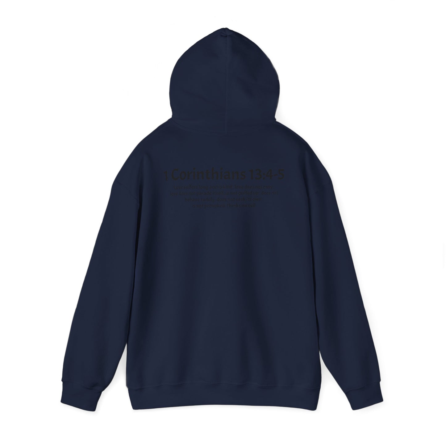 Unisex Heavy Blend™ Hooded Sweatshirt 1 Corinthians 13:4-5