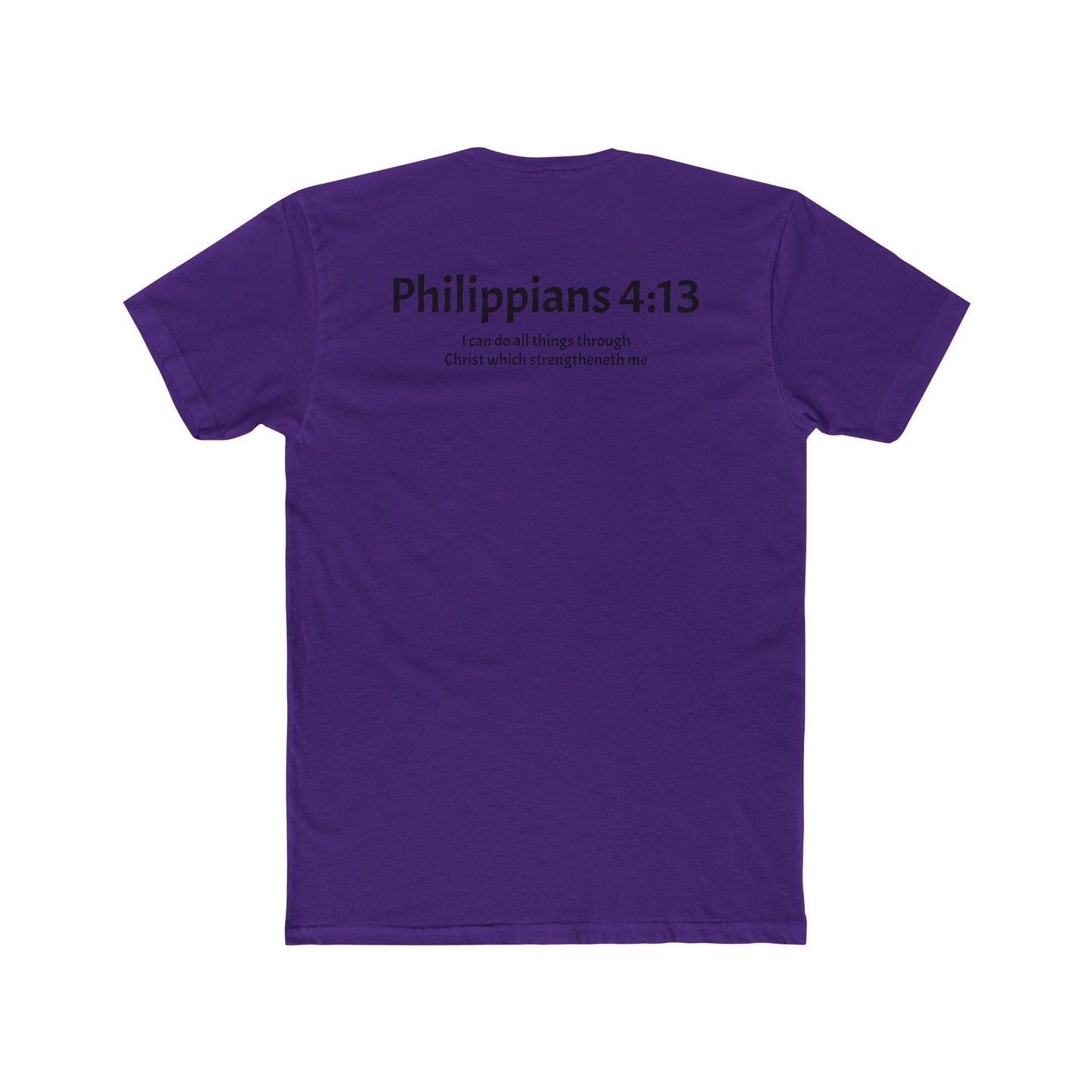 Unisex Cotton Crew Tee Philippians 4:13