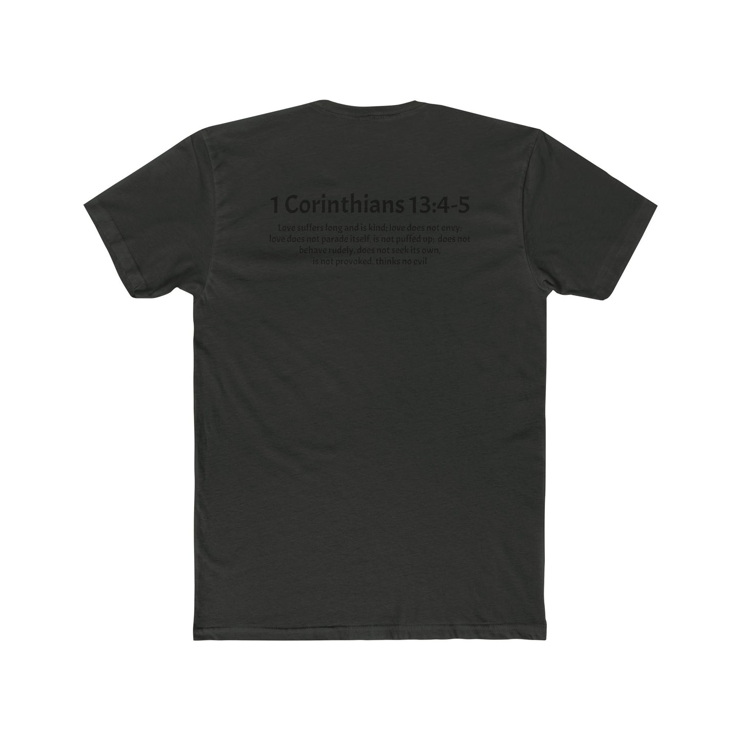 Unisex Cotton Crew Tee Corithians 13:4-5
