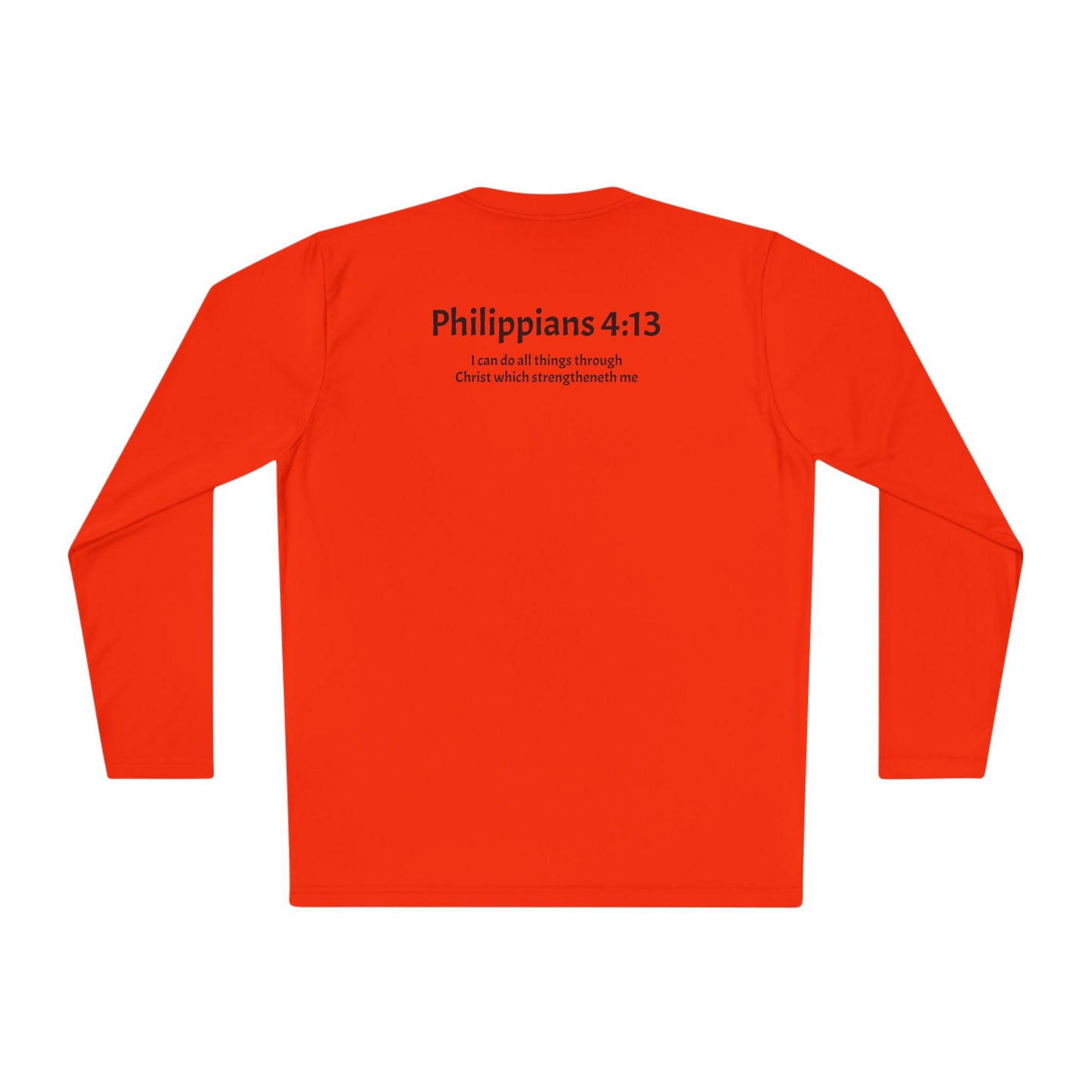 Unisex Lightweight Long Sleeve Tee Philippians 4:13