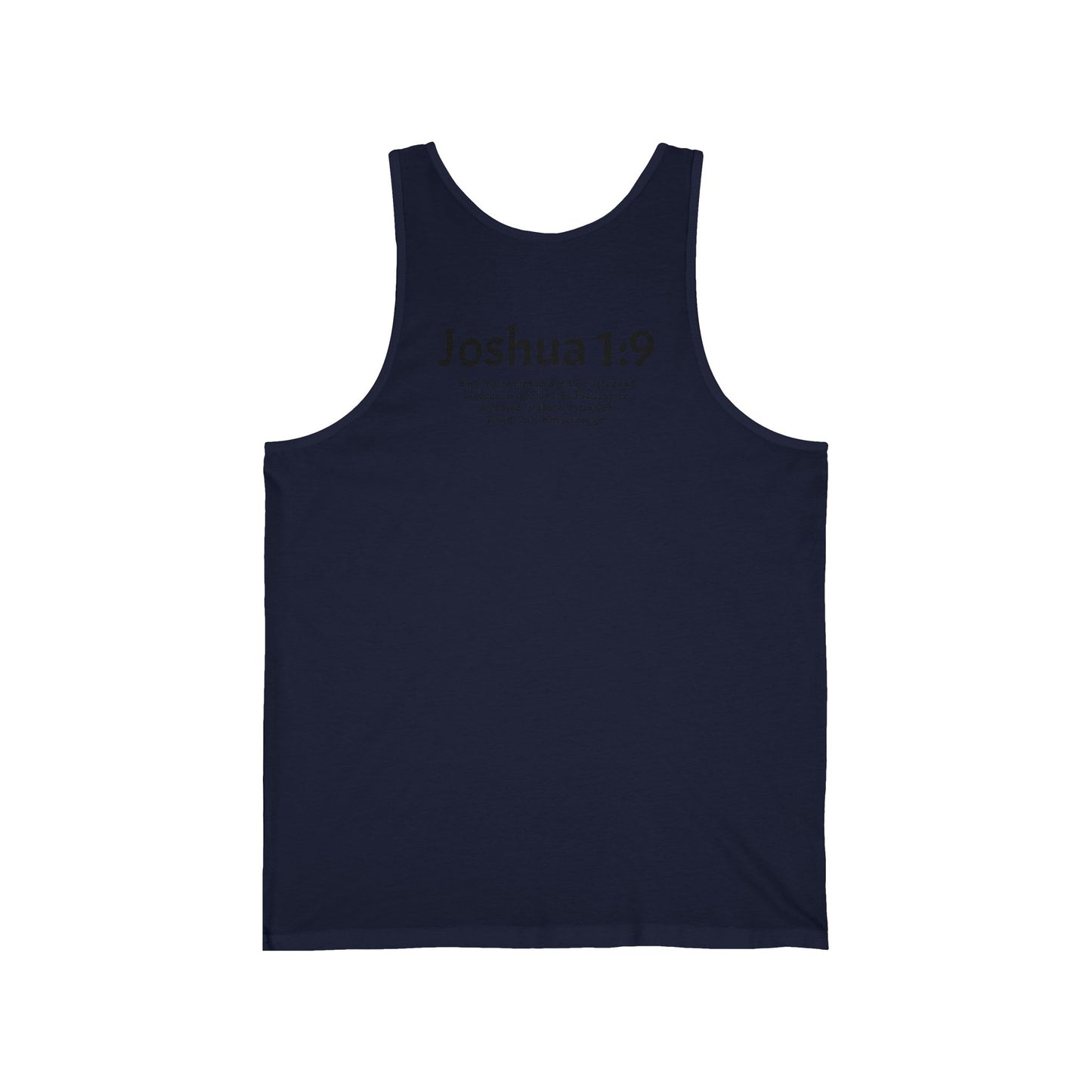 Unisex Jersey Tank Joshua 1:9