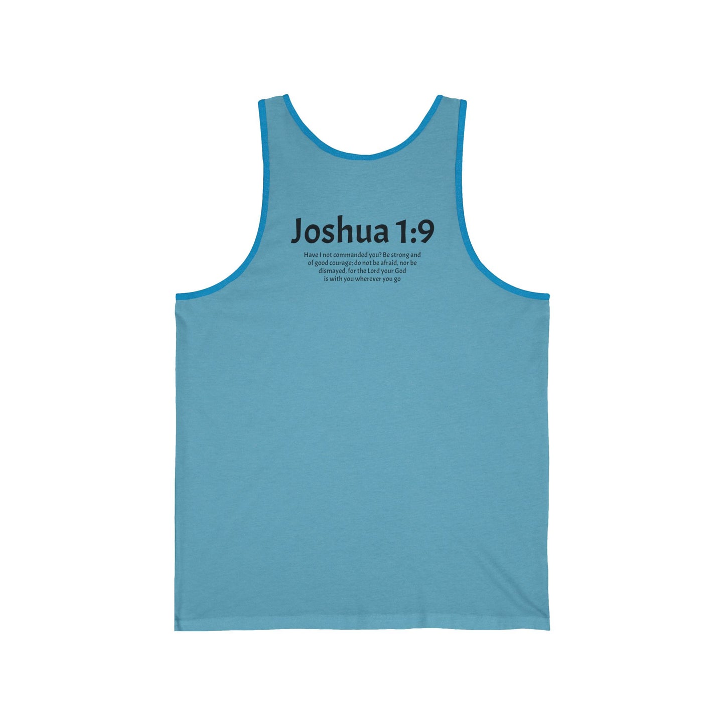Unisex Jersey Tank Joshua 1:9
