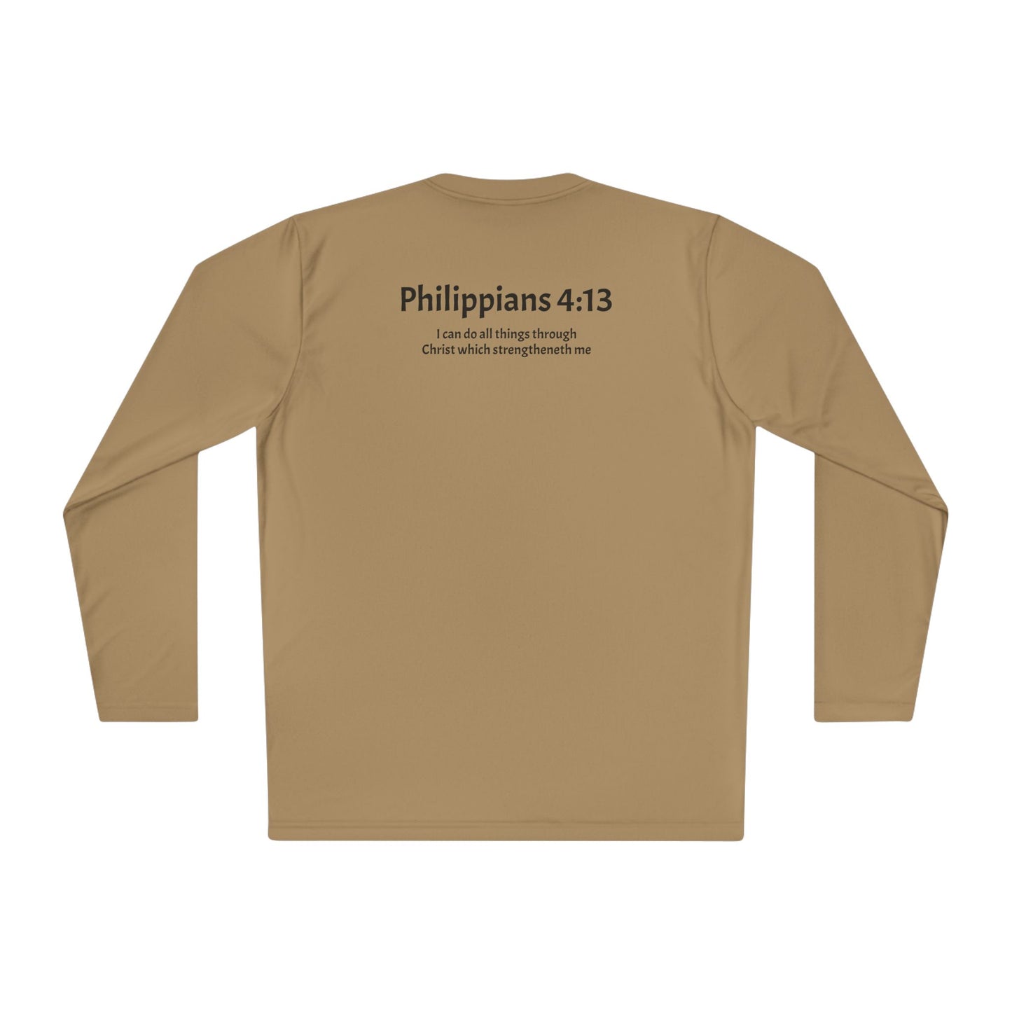 Unisex Lightweight Long Sleeve Tee Philippians 4:13