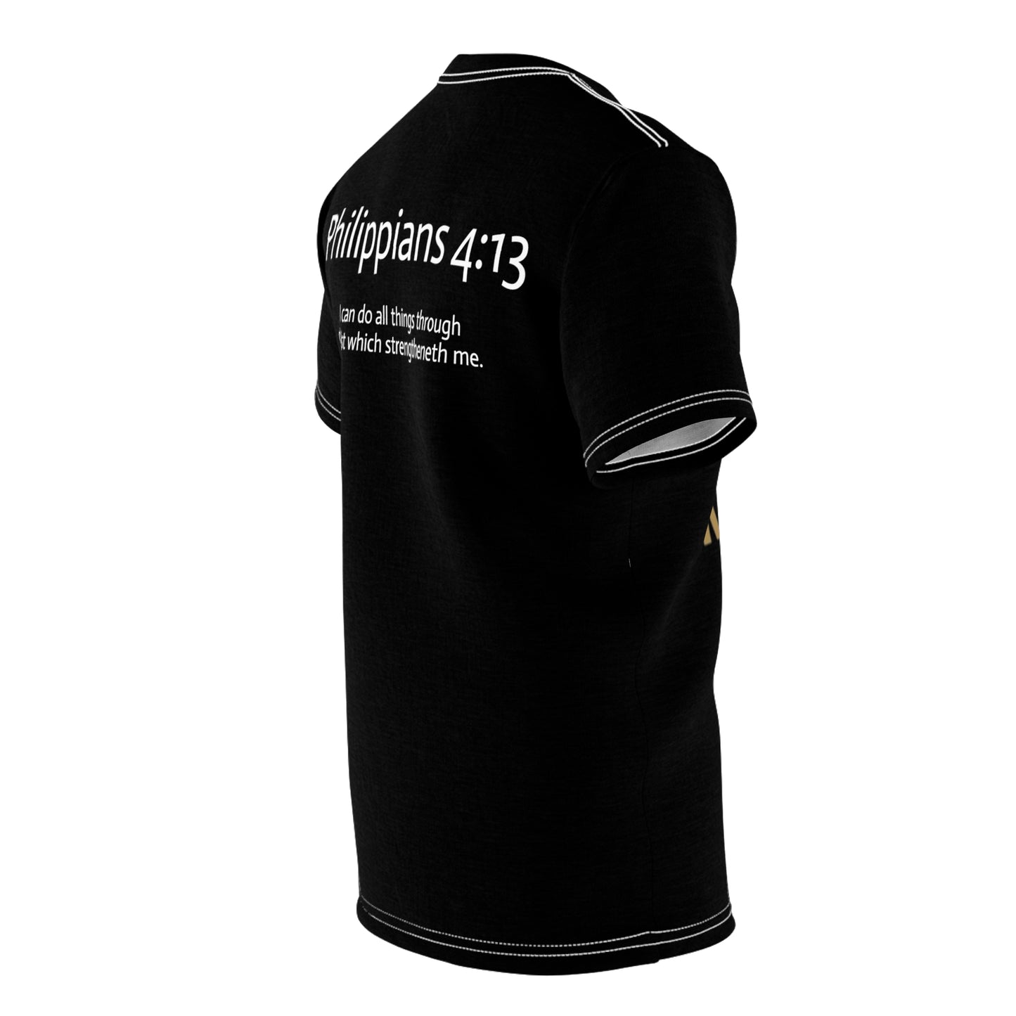 Unisex Cut & Sew Tee (AOP) Philippians 4:13