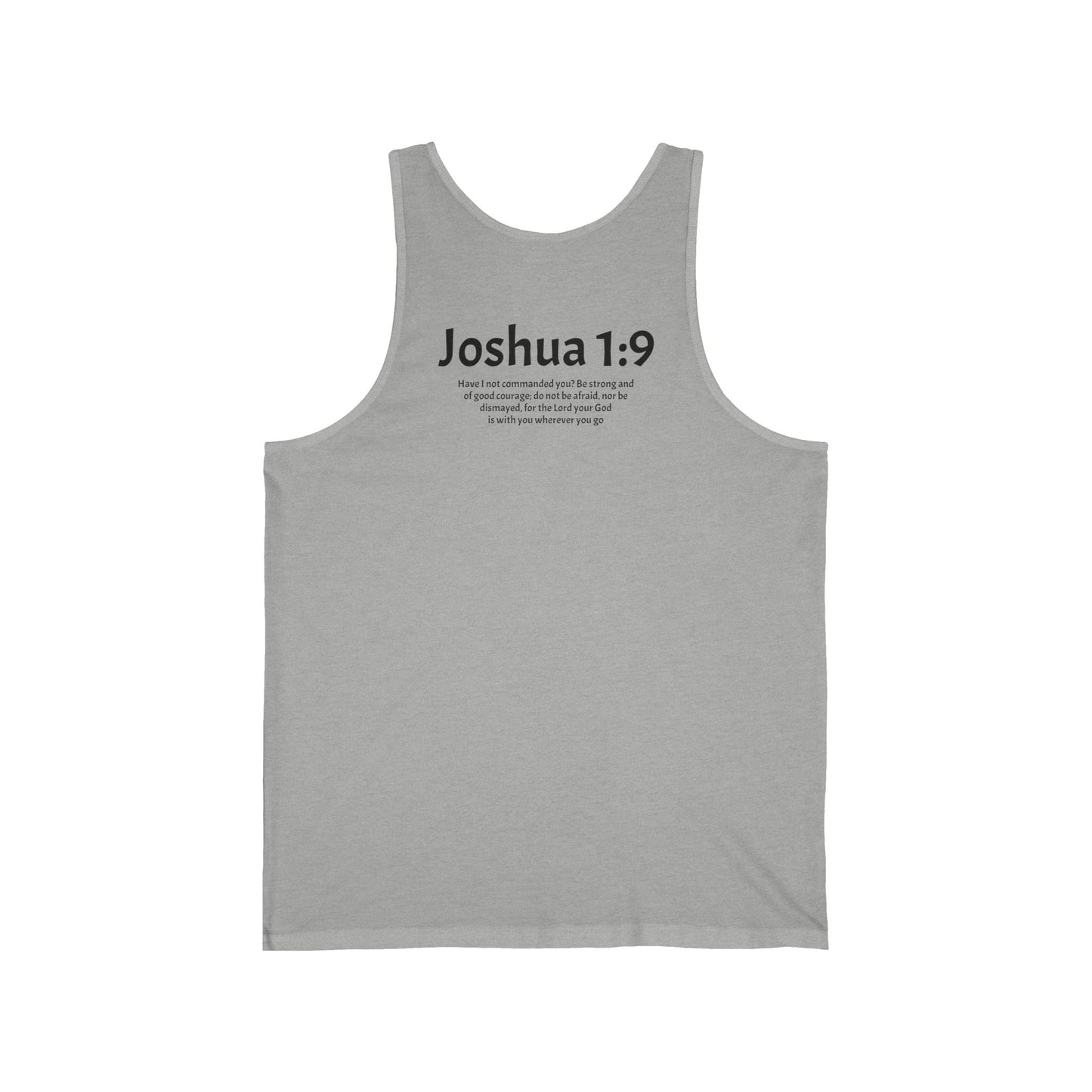 Unisex Jersey Tank Joshua 1:9