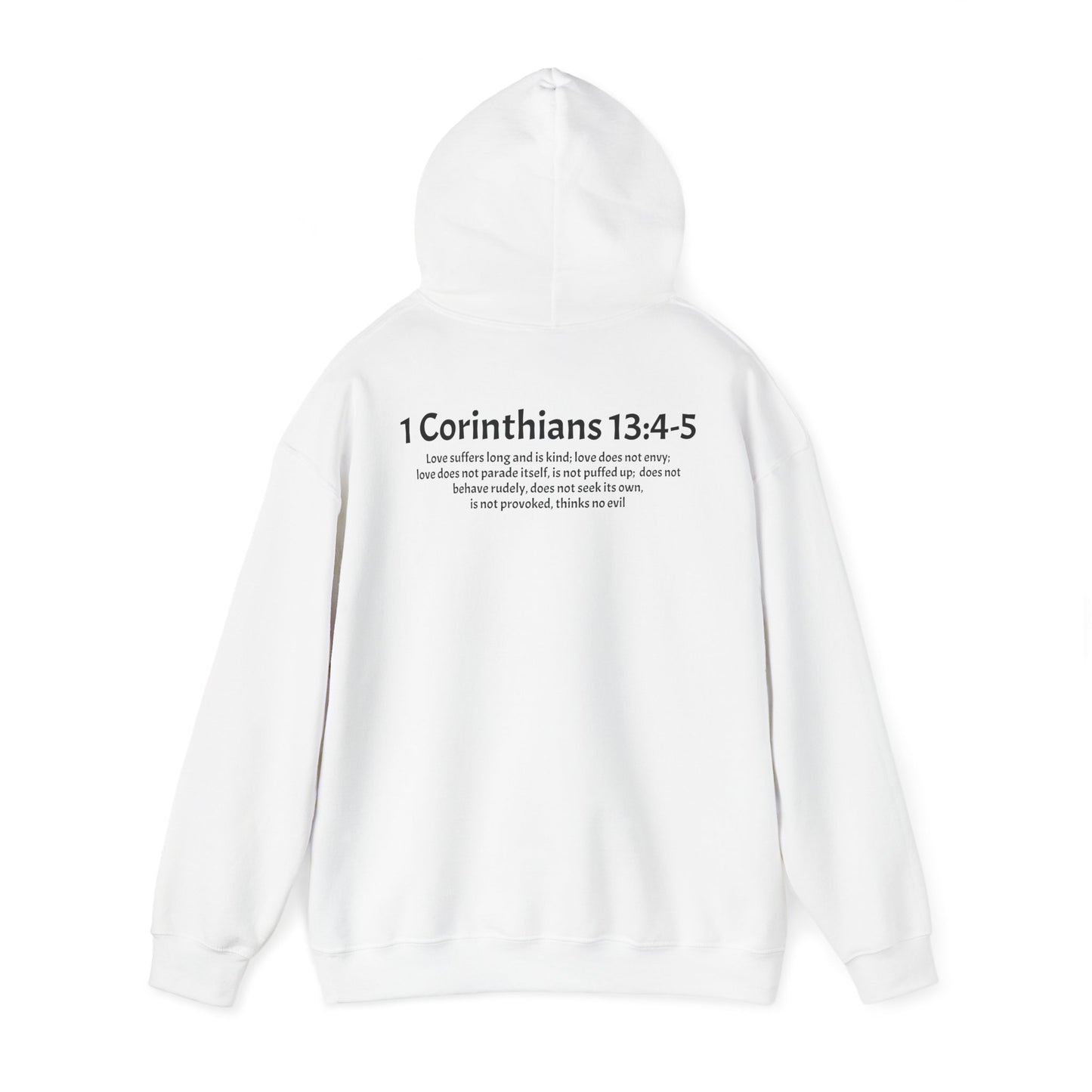 Unisex Heavy Blend™ Hooded Sweatshirt 1 Corinthians 13:4-5