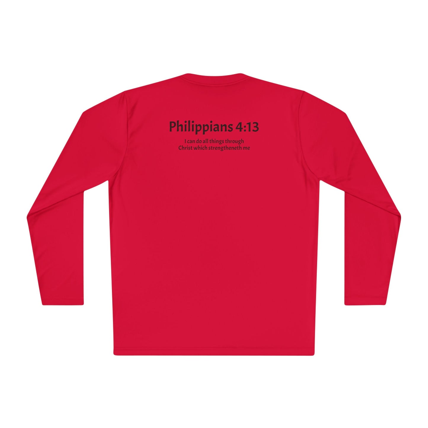 Unisex Lightweight Long Sleeve Tee Philippians 4:13
