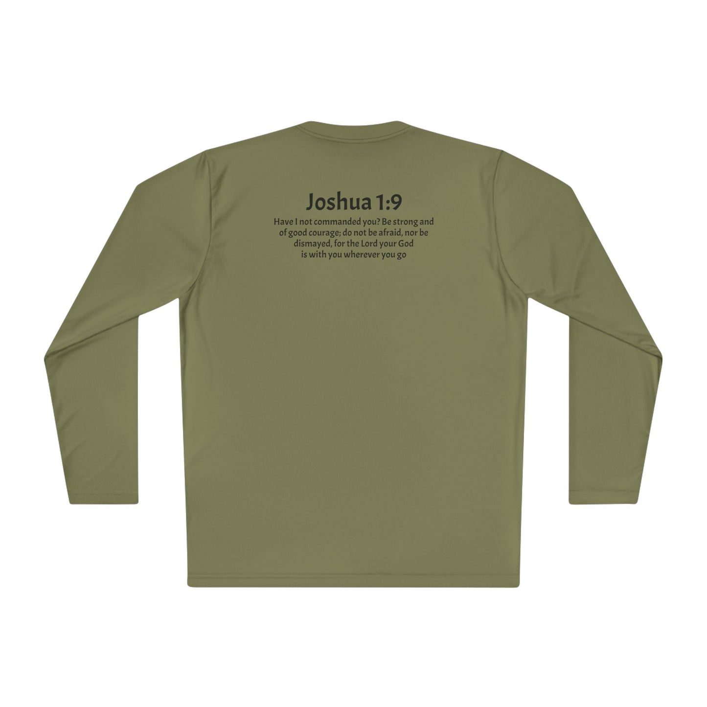 Unisex Lightweight Long Sleeve Tee Joshua 1:9