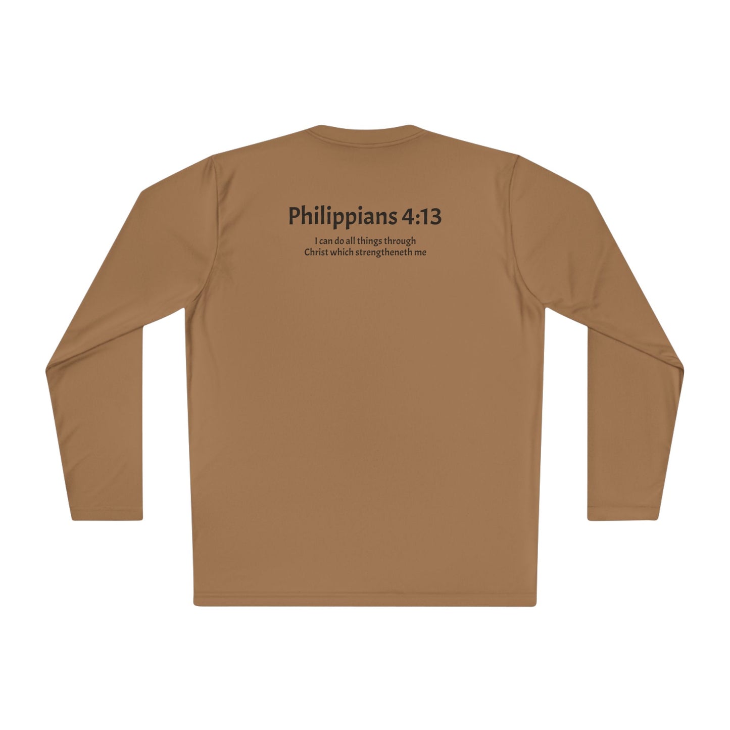 Unisex Lightweight Long Sleeve Tee Philippians 4:13