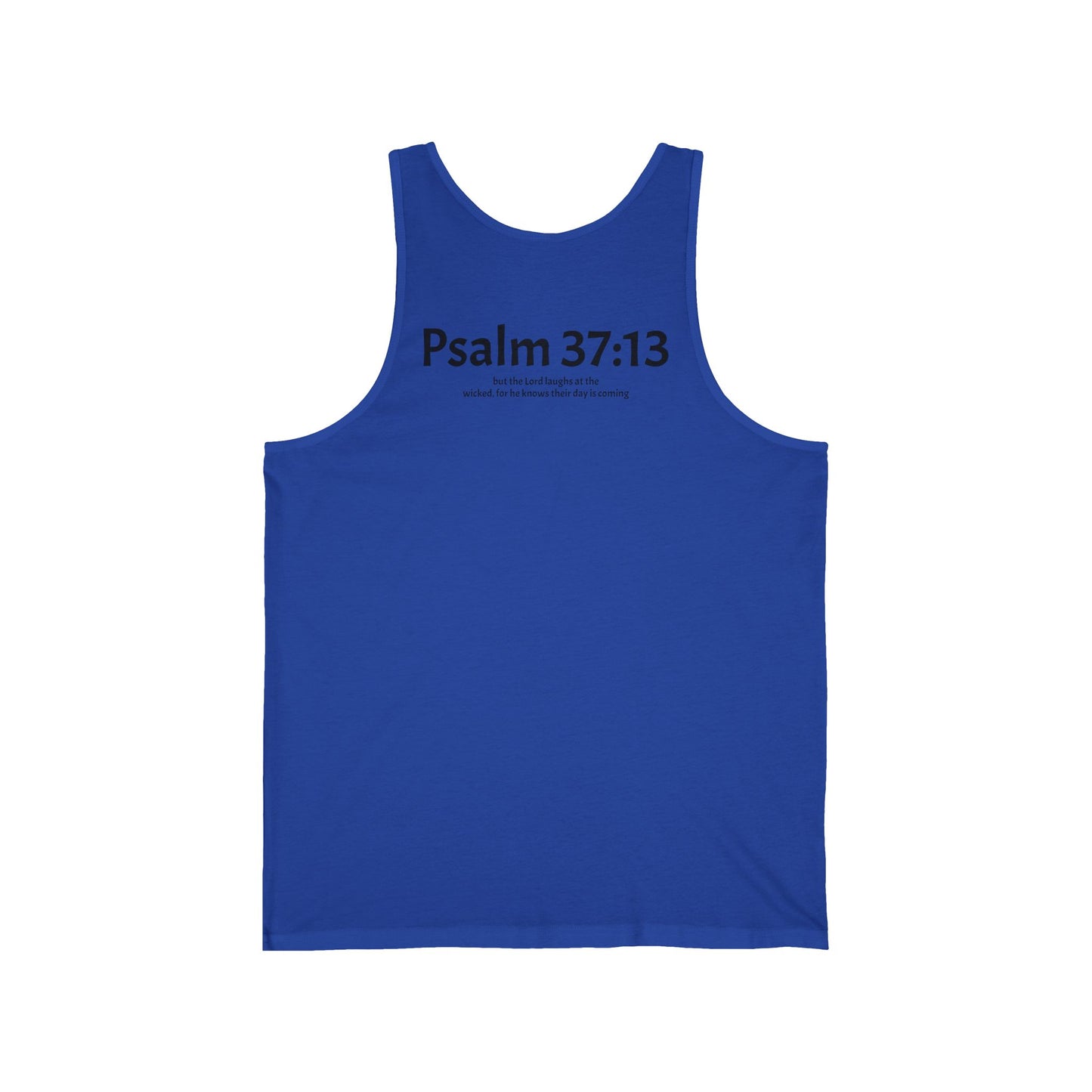 Unisex Jersey Tank Romans 8:11