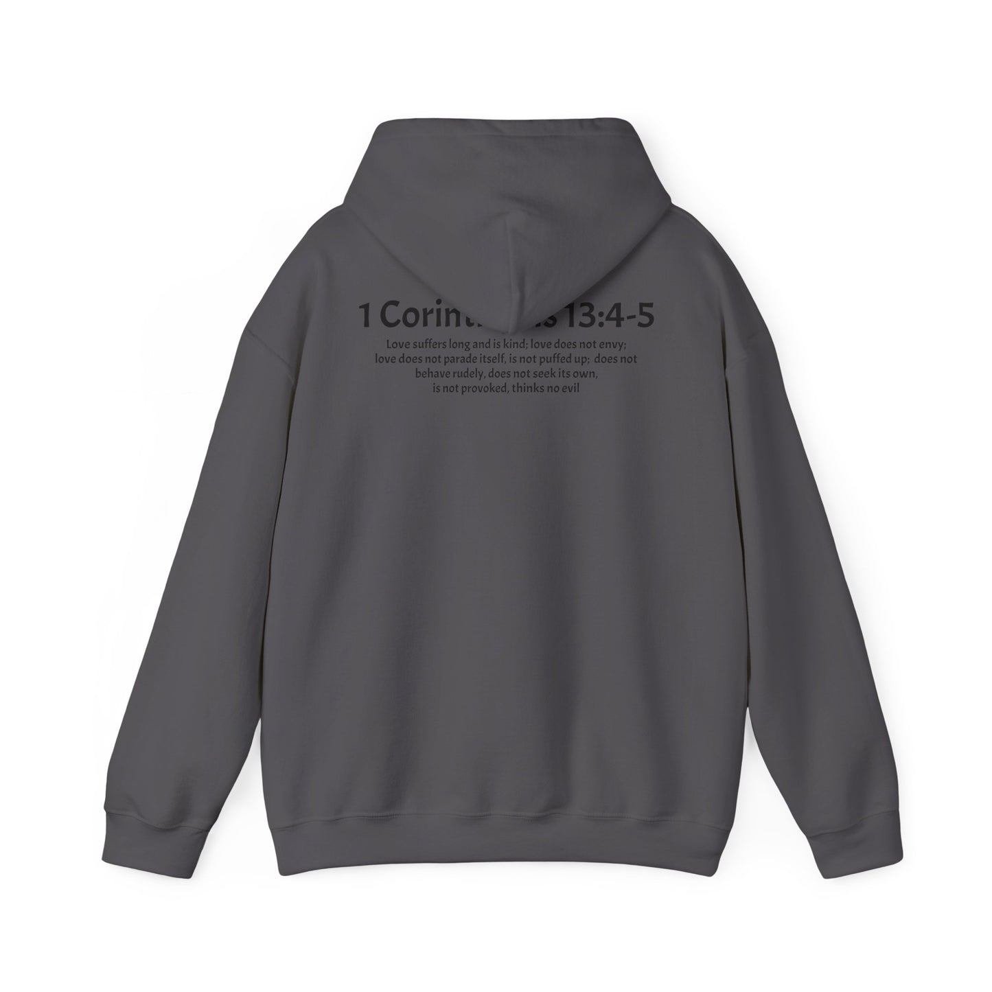 Unisex Heavy Blend™ Hooded Sweatshirt 1 Corinthians 13:4-5
