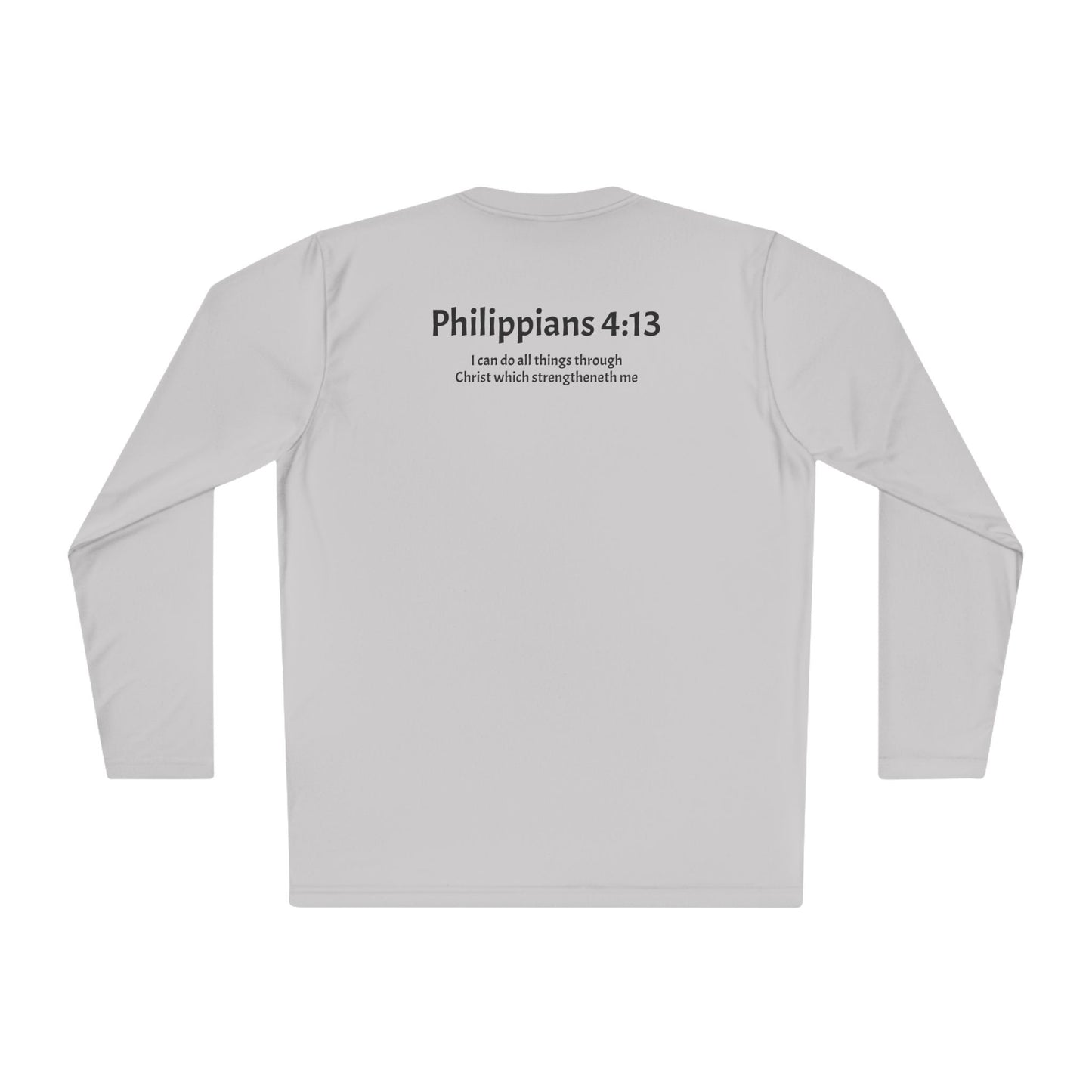 Unisex Lightweight Long Sleeve Tee Philippians 4:13