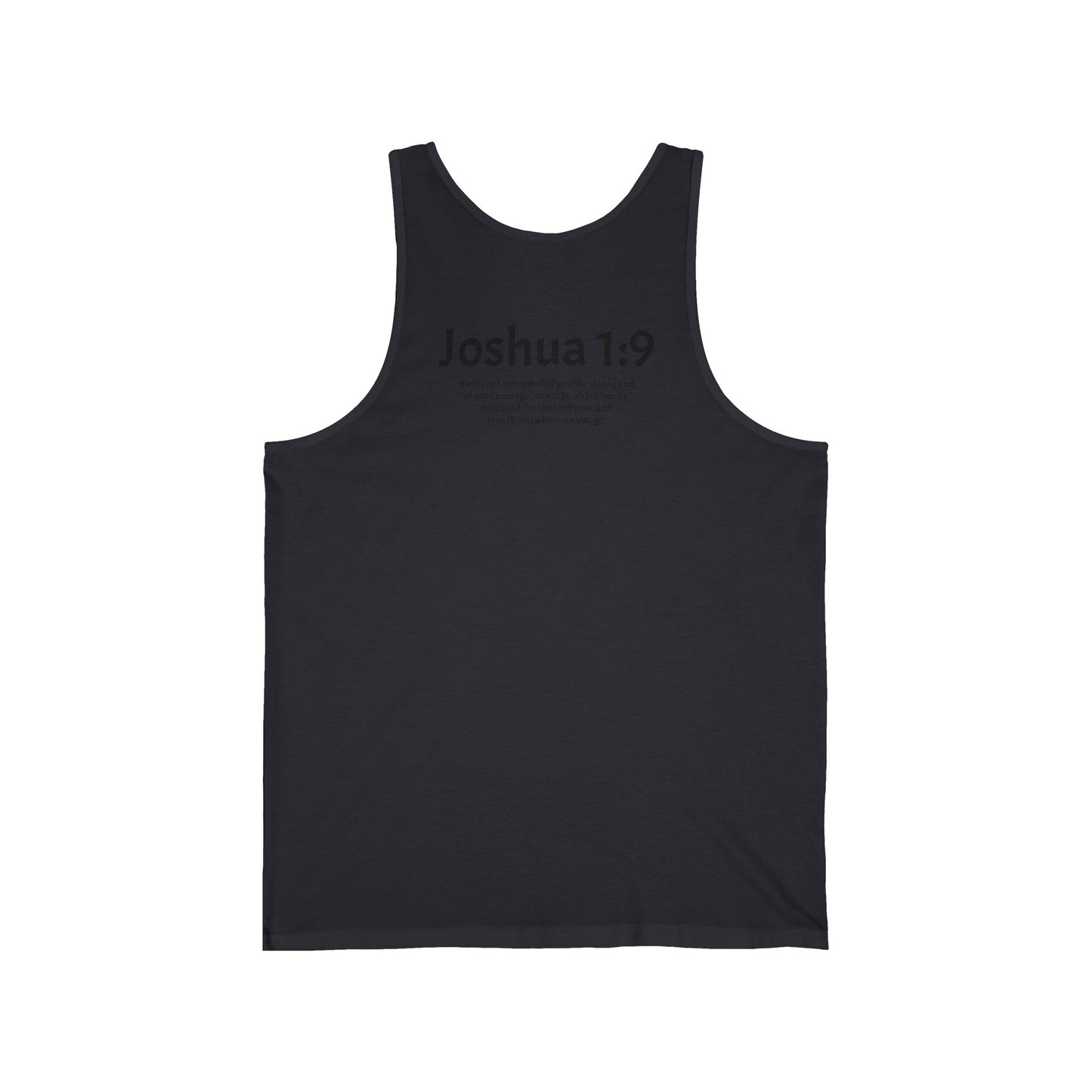 Unisex Jersey Tank Joshua 1:9
