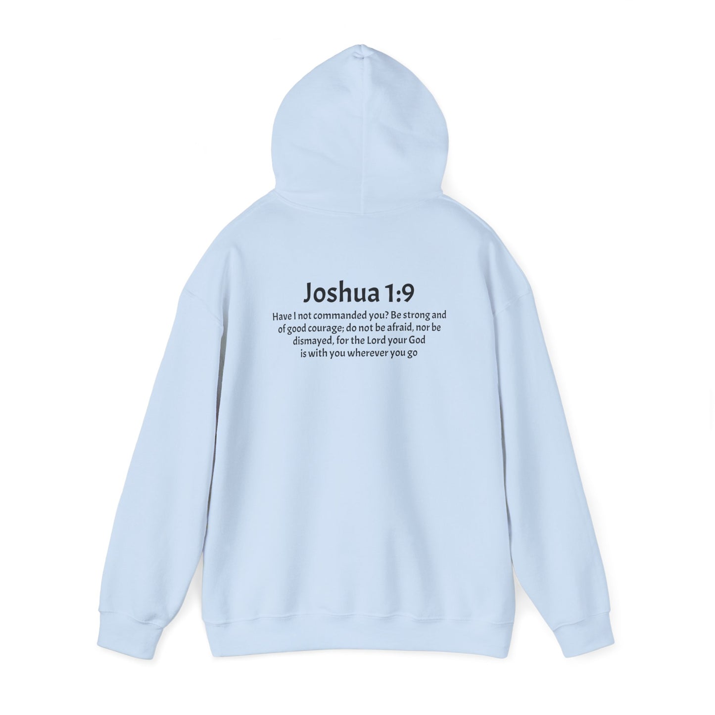 Unisex Heavy Blend™ Hooded Sweatshirt Joshua 1:9