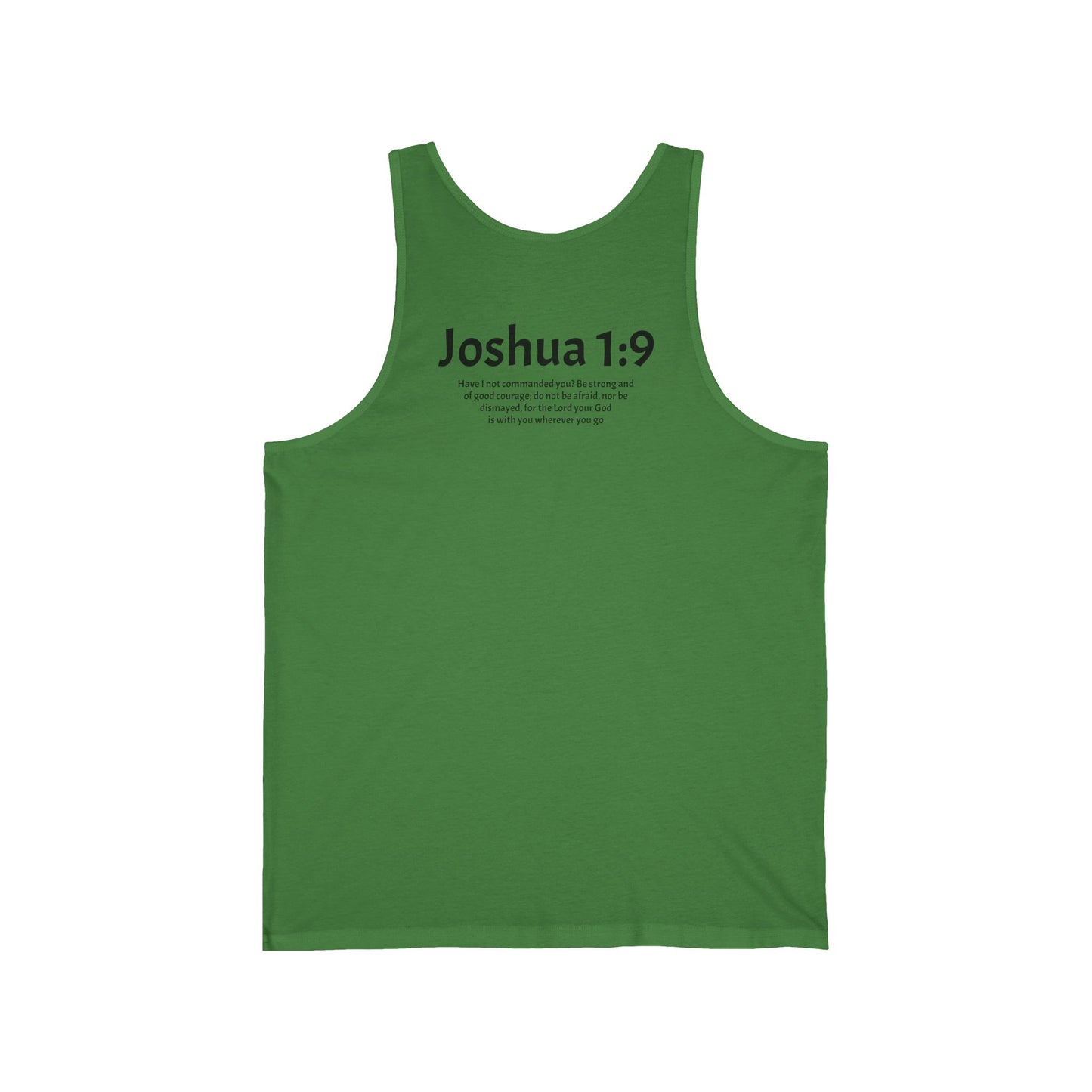 Unisex Jersey Tank Joshua 1:9